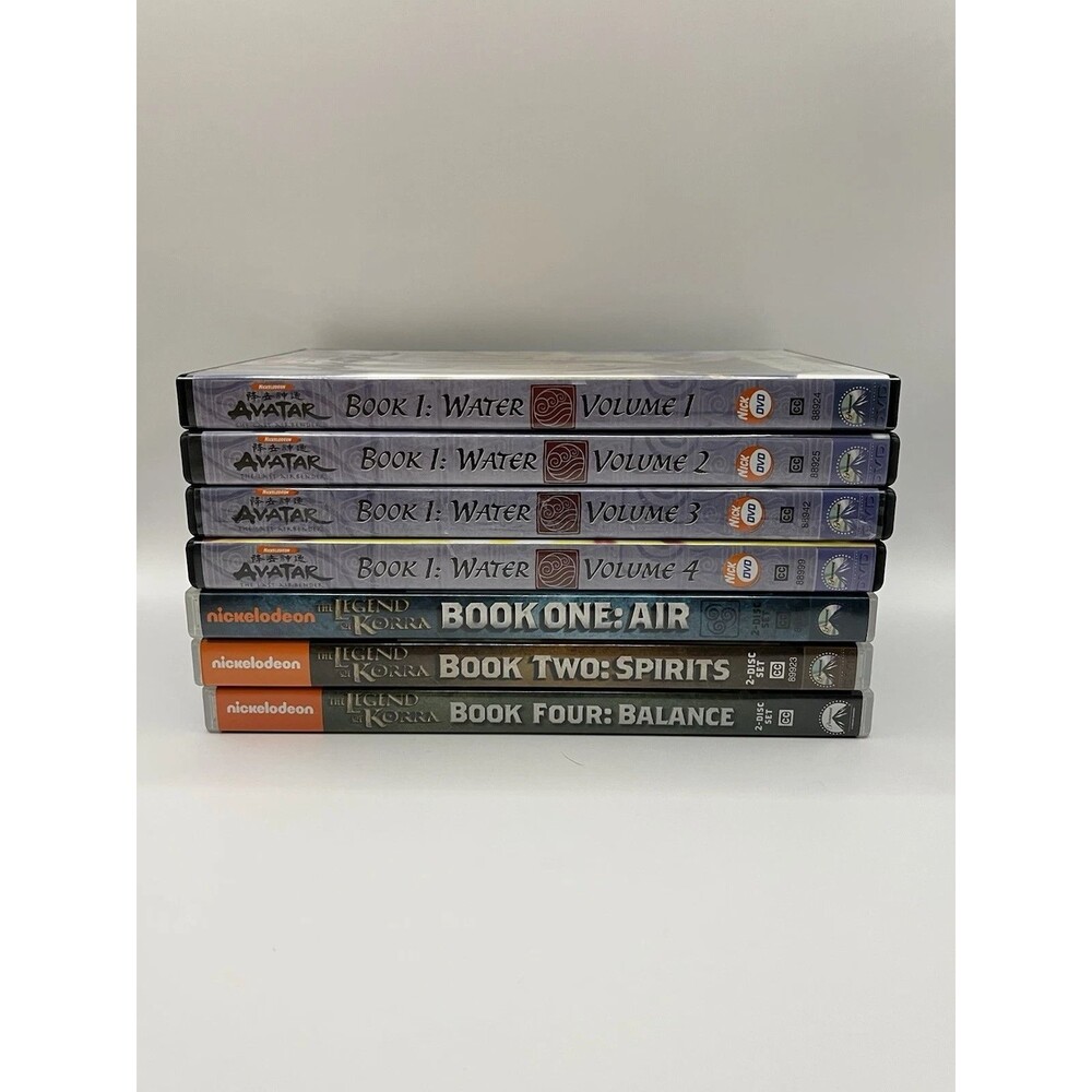 Avatar The Last Airbender - Book 1 Water, Vol. 1-4, & The Legend Of Korra BUNDLE